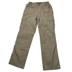 5.11 Tactical Pro Pants Regular Fit Size 6 Khaki Cargo